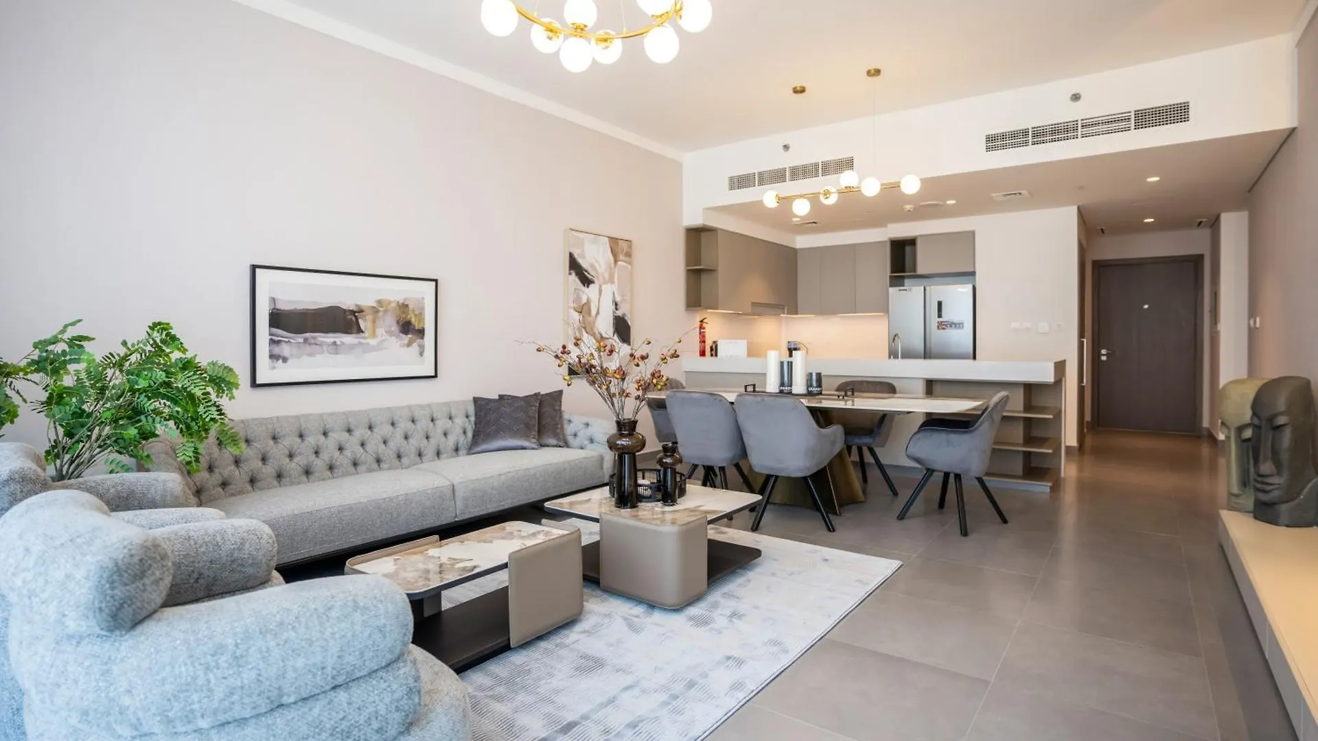 度假居 Dubai Creek Harbor Tower 2 - Premium Three Bedroom