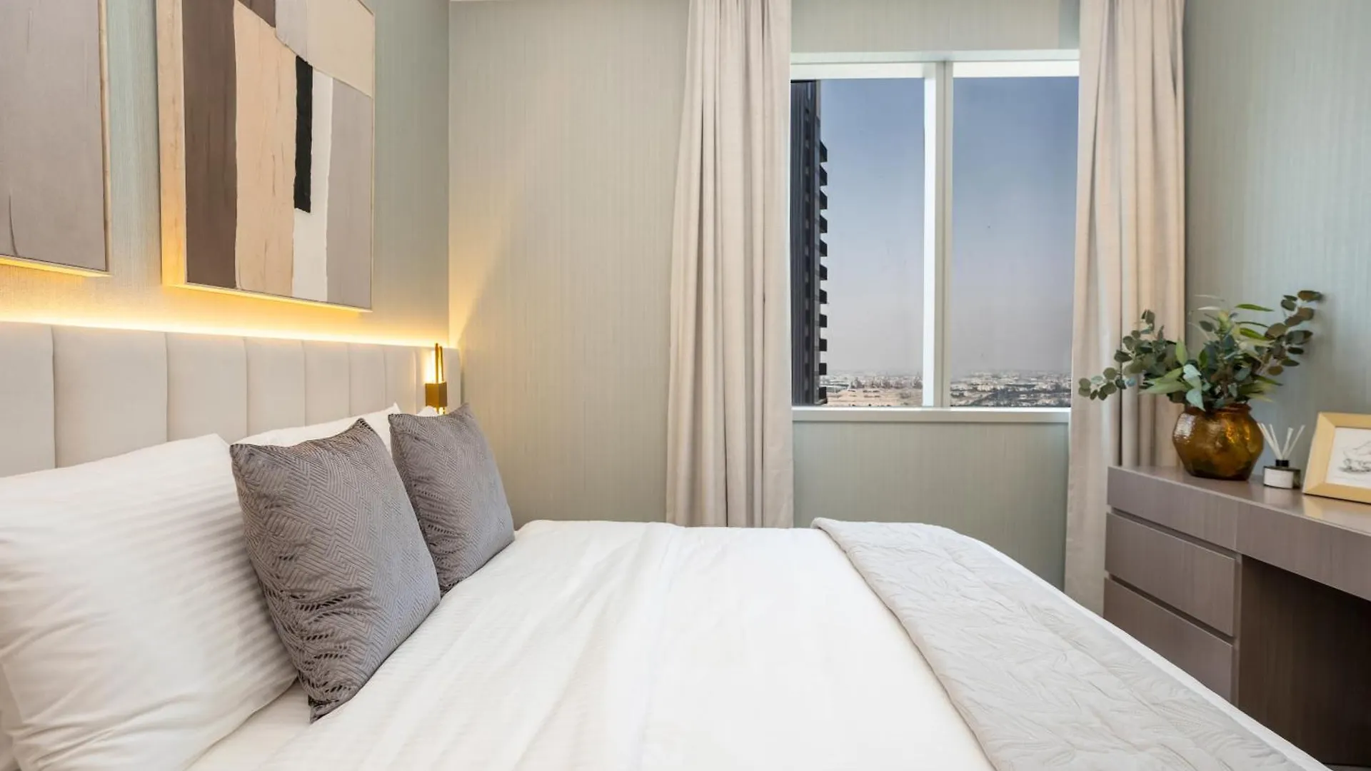 度假居 Dubai Creek Harbor Tower 2 - Premium Three Bedroom 阿拉伯联合酋长国