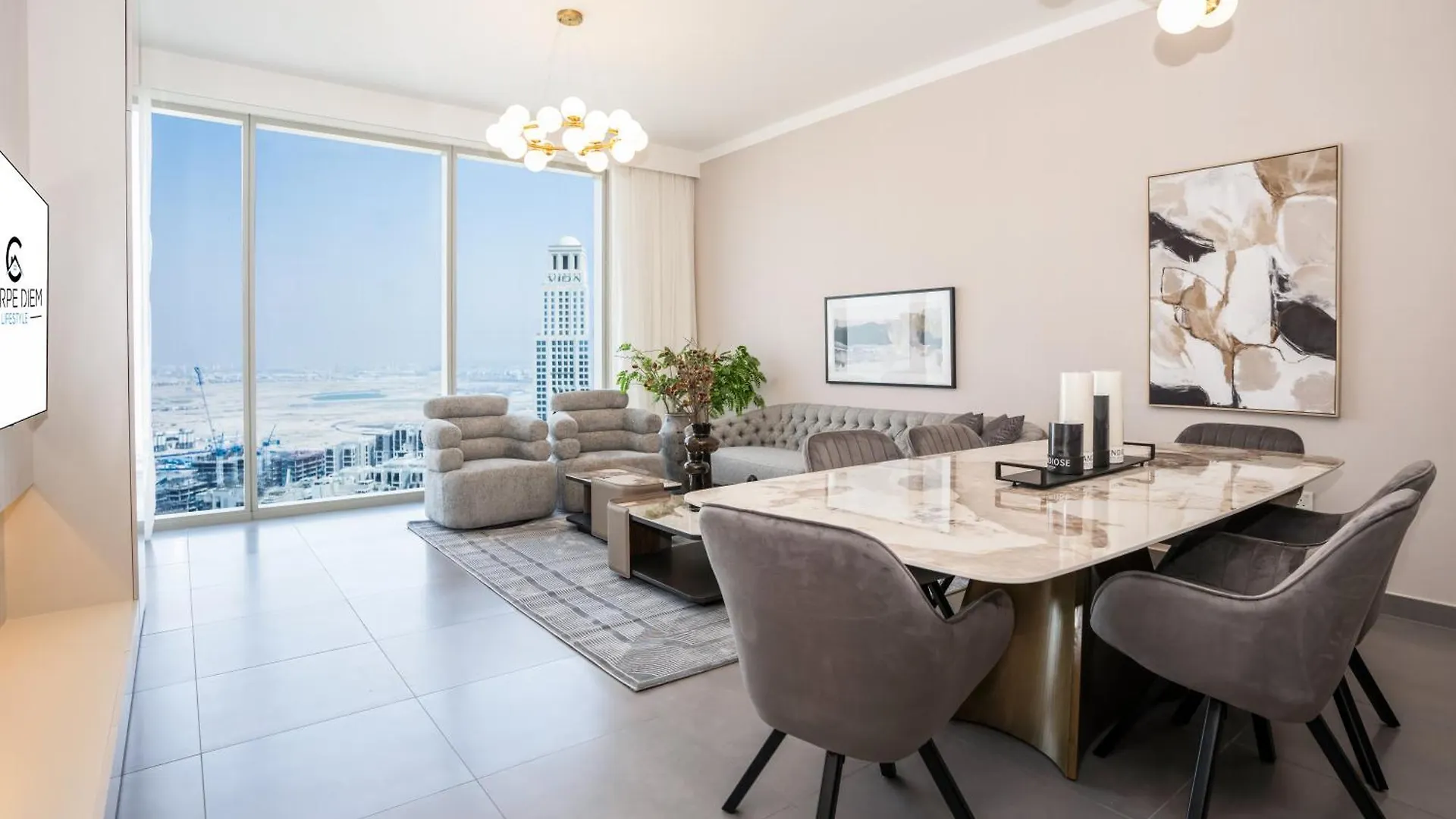 Semesterbostad Dubai Creek Harbor Tower 2 - Premium Three Bedroom